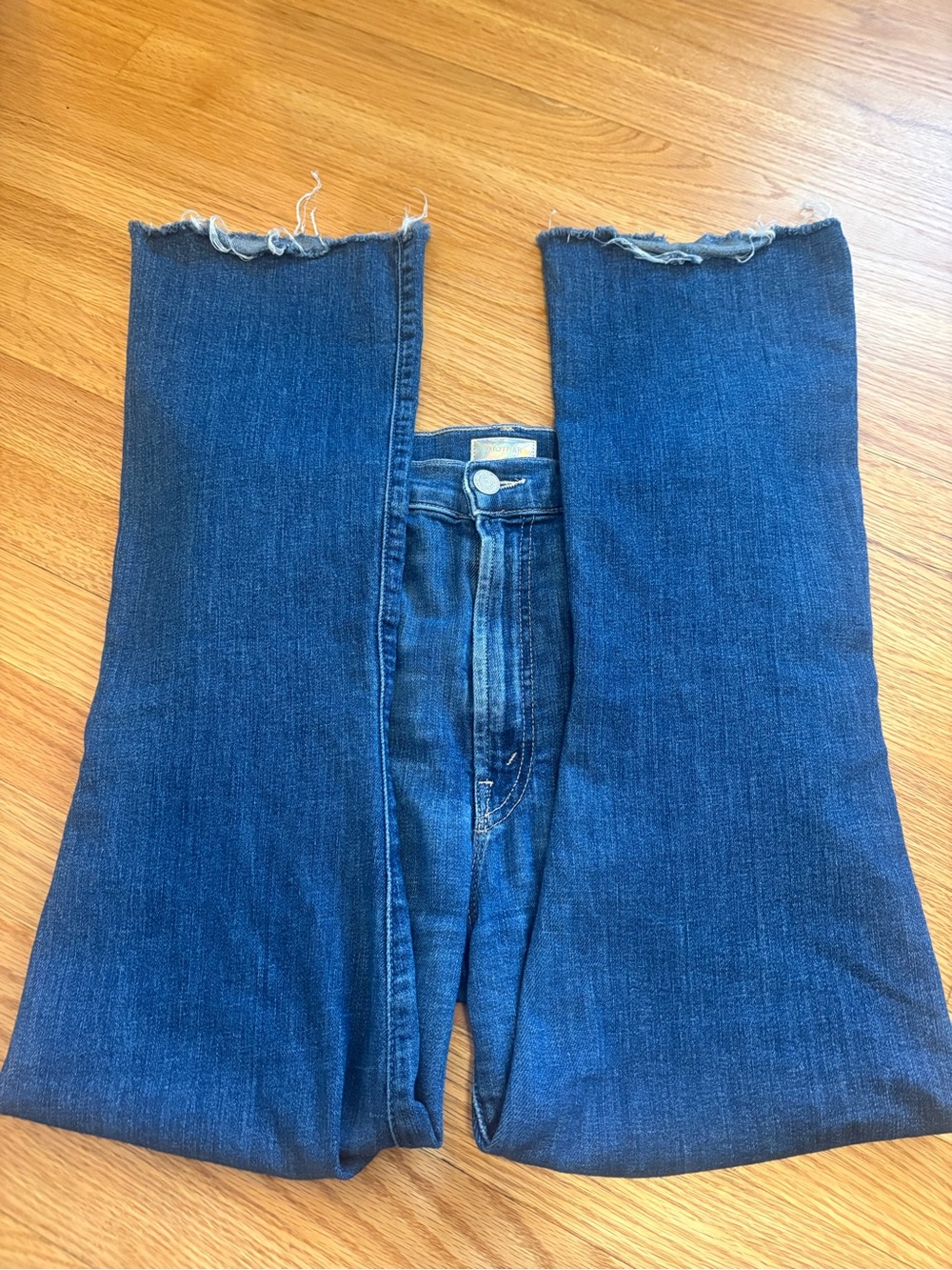 Mother The Hustler Ankle Fray Jeans - Picture 4 of 6